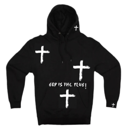 Cross-God is the Plug, Hoodie!